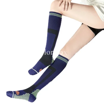 Чорапи за джогинг, компресия чорапи, компресия чорапи 20-30 мм hg. супена дамски медицински чорапи с диабет, разширени вени, Изображение