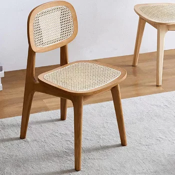 Градински трапезни столове от ратан, столове за всекидневна, модерна и Удобна Уникална минималистичная Кухненски Мебели Sillas A1 Изображение