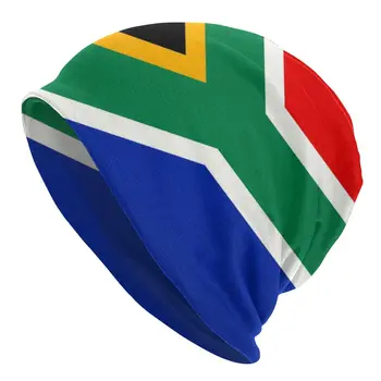 Южна африка флаг, шапка, качулка, Вязаная шапка, мъжки, дамски, Модни, Унисекс, южна АФРИКА, Топли зимни шапки Skullies, шапки Изображение