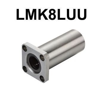 Волант Линейно движение с квадратен фланец 8 ММ LMK8LUU за 3D-принтер и Рутер Изображение
