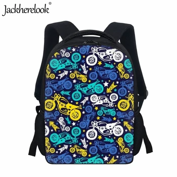 Jackherelook/ Новата модерна детска, училищна чанта, раница с анимационни принтом кола, практични пътни чанти, за книги, за момчетата от детската градина, раница Изображение
