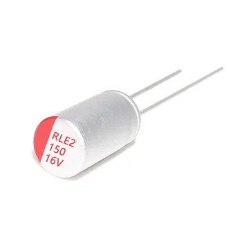 (20PCS) 150 icf 16 в изцяло солидни кондензатори 5*8 мм16 На 150 icf Бързо Зареждане на Къси крака RL Електролитни кондензатори Изображение