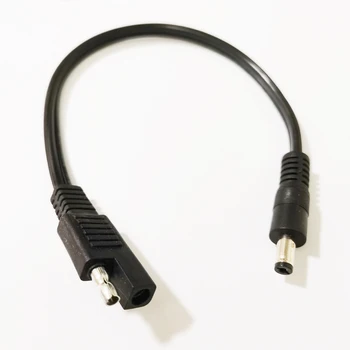 NCHTEK DC 5,5*2,1 мм plug удължител за хранене SAE, кабел около 25 см/1 бр. Изображение