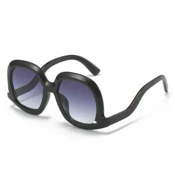 Новите модни летни Реколта овални слънчеви очила, дамски ретро пънк-вълнообразни Крачета, Слънчеви очила, Очила Нюанси Oculos De Sol Masculino Изображение