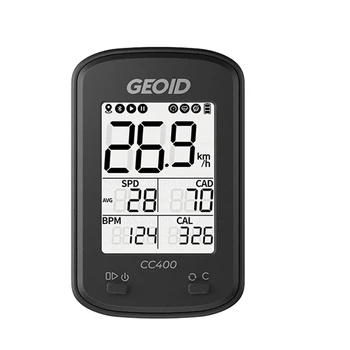 Нов GEOID CC400 GPS Велосипеден Компютър Колоездене ANT Bluetooth Велосипеден измерване на Скоростта на Безжичната МТБ Велосипеди Километража Сензор за Честотата на Въртене на IGP Изображение