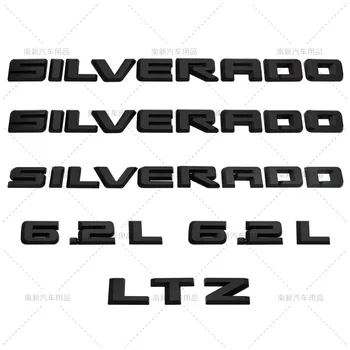 6 бр./компл. Черна два цвята Емблема с Буквите за Silverado LTZ Пикап Вратата на Багажника на Колата ABS Табела С Логото на Етикети Изображение