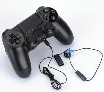 3.5 мм слушалки за PS4 контролер Dualshock Кабел слот слушалки с микрофон 100 бр./лот Изображение