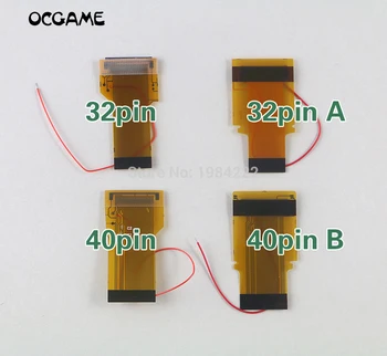 OCGAME високо качество 32Pin 40 Pin 30PINA и 40PIN B За GBA Лентов Кабел AGS 101 Адаптер С подсветка на Екрана на министерството на отбраната Изображение