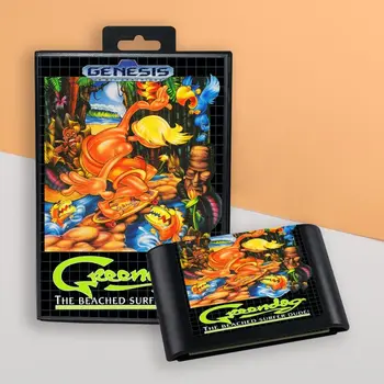 за Greendog US Cover 16-битова игра патрон в ретро стил за конзоли за игри Sega Genesis Megadrive Изображение