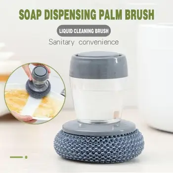 Кухненска четка за нанасяне на сапун, удобен за използване чистач, държач за миене и Почистване, четка за нанасяне на сапун, кухненски инструмент за почистване Изображение