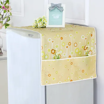 Водоустойчив покриване на пералната машина от висококачествен PVC За хладилник, покритие за перални машини в европейски стил, Пылезащитная на кутията, Аксесоари Изображение