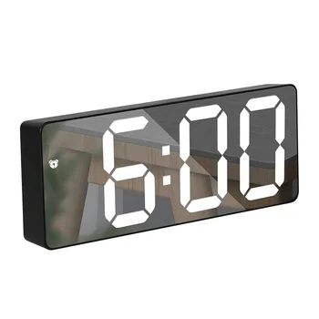 Настолен цифров алармен Нощни часове, с точка на Електронна таблица на Показване на датата с голям екран Начало Декор Изображение