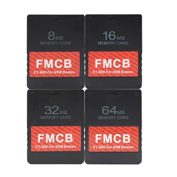 Игрална карта памет FMCB v1.966 Безплатна McBoot (8 MB/16 MB/32 MB/64 MB) Детска карта за PS2 игри на USB Изображение
