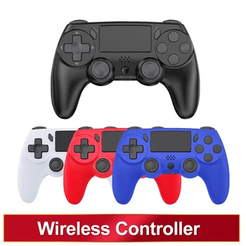 Безжичен Контролер Dual Vibration БТ Gamepad За Игралната Конзола PS4 PS3, PC Джойстик С 6-Осово Гироскопом Изображение