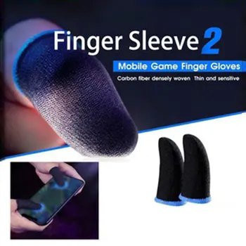Игри ръкав за пръстите на Гейм контролера на Водоустойчиви Дишащи ръкавици върховете на пръстите за мобилни игри Калъф за пальчиковых легла със сензорен екран Изображение