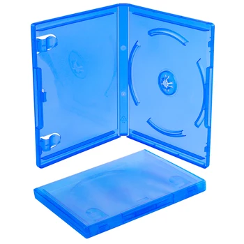 Преносим калъф за съхранение слот та, прозрачна синя кутия за DVD/CD и Blu-Ray единични калъф за PS5 PS4 PS3 Playstation 3 4 Изображение