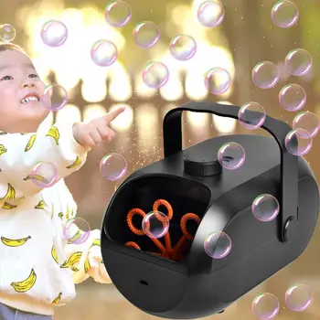 1 Комплект автоматично играчки с мехурчета, гладка повърхност, лесен за управление, развлекателна автоматична вентилатор с мехурчета за деца Изображение