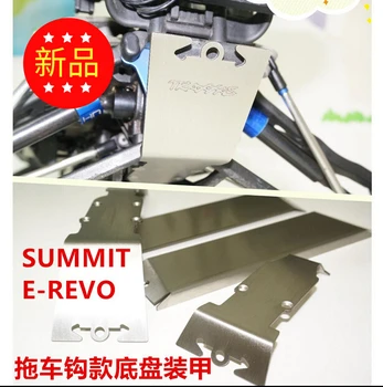 Новата версия на долната част на шасито с метален броневым защитен кука за ремарке 1/10 traxxas Summit e-revo Изображение