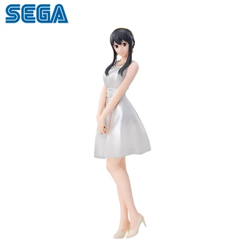Оригиналът на истински фигурка Sega PM Spy Family 19 см Yor Briar с вечерна рокля, статуетка аниме момиче, Топла едро Изображение