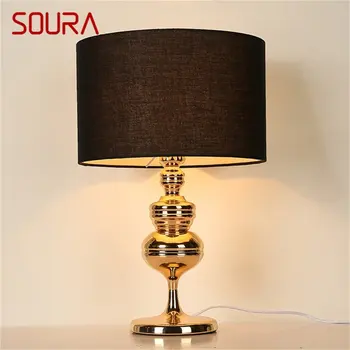 Настолни лампи SOURA, модерен led креативен дизайн, настолни лампи, декоративни растения за дома, нощни Изображение