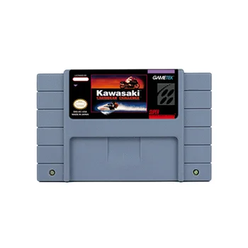 Kawasaki Caribbean Предизвикателство или екшън-игра Kawasaki Супербайк Предизвикателство за SNES 16 бита Изображение