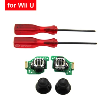 Аналогов Джойстик Thumb Stick Сервизна Детайл Модул Сензор с печатна Платка За Nintendo Wii U Gamepad Комплект за Ремонт на Контролера WiiU Pad Изображение
