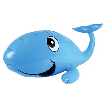 Надуваем делфин за сгъстяване на вода, играчка за игра във водата в открития басейн Изображение