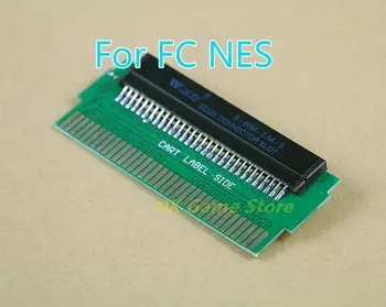 1 комплект адаптер-конвертор с 60 контакти на 72 контакт с инсталиран чип CIC за конзолната система за NES с обшивката и отвертка Изображение