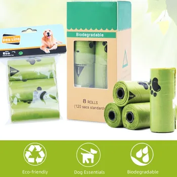 Висококачествени Пластмасови Торби за какашек домашни любимци, екологично чист биоразлагаемый материал, преносим торба за боклук за кучета Изображение