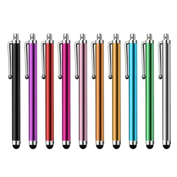 Метална писалка-таблет с клипс Капацитивен stylus писалка за Сензорен екран за смартфон Таблет за iPhone iPad Изображение