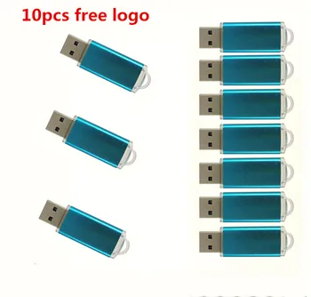 10 бр./лот метален USB Флаш памет от 128 GB 64 GB 32 GB високоскоростен 8 GB, 4 GB флаш-памет, на USB-памет 128 mb 512 MB карта 2.0 Изображение