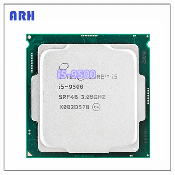 Core i5 9500 3,0 Ghz, шестиядерный процесор с шест нишки, 65 W, 9 М, процесор в LGA Изображение