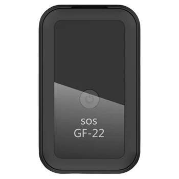1 Бр. GPS тракер GF22, устройство за проследяване на времето в световен мащаб, анти-кражба аларма, позиционер за запис на глас, черен Изображение