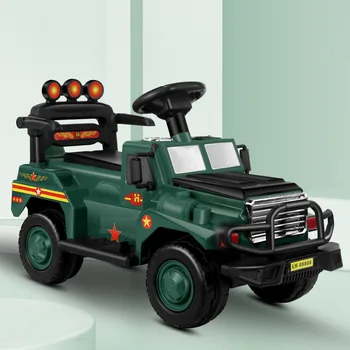 Детски Електрически Бъги на 8 Колела, Военен Офроуд Детска Играчка електрически автомобил Изображение