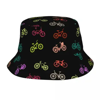 Велосипедна панама с модел за мъже и жени, плажни цветни мультяшные шапки от слънцето, Уникален дизайн за къмпинг, Риболовна шапка, шапки Изображение