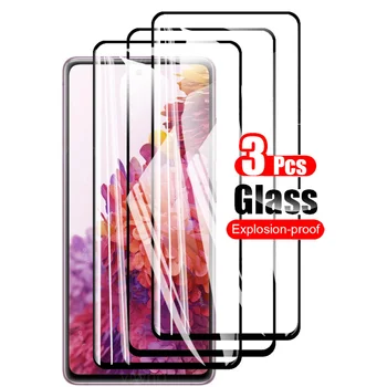 3 бр. Защитно Стъкло за Samsung S20 Fe Защитно Фолио за екран от Закалено Стъкло за Galaxy S20 Фен Edition s20 lite Сигурност Камери Изображение