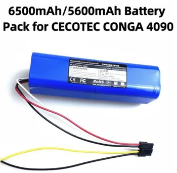 6500 mah Батерия За CECOTEC CONGA 4090 Робот Прахосмукачка Аксесоари Резервни Части Инструмент Изображение