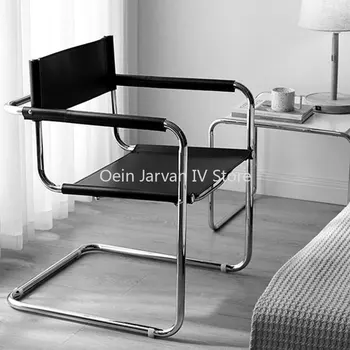 Дизайнерски офис столове за всекидневна, Стол за почивка, минималистичные столове за сядане с облегалка, домакински мебели Cadeiras WZ50KT Изображение