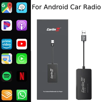 LoadKey/Carlinkit Жични/Безжични Автомобилен ключ Android Auto за да Промените екрана на Android Car Ariplay Smart Link IOS 15 Изображение