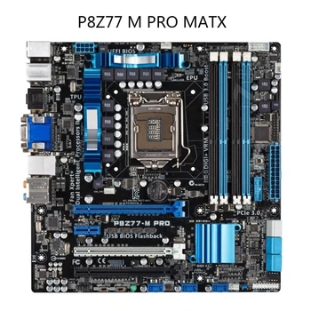 Нова Малка дънна Платка с Процесор P8Z77 M PRO MATX DDR3 Memory SATA3.0 PCIE16X 32G Малка Такса Двоен Core i7 на Intel LGA 1155 Изображение