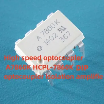 Високоскоростен изолиращ усилвател на оптрона A7860K HCPL-7860K SOP8 Изображение