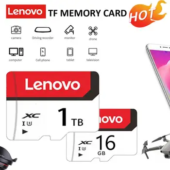Мини-карта Памет Lenovo A2 V30 С Адаптер за SD/TF Flash карта с Памет SD-Карта Със скорост До 130/85 Mbps За Телефон Gopro Камери 4K UHD Изображение