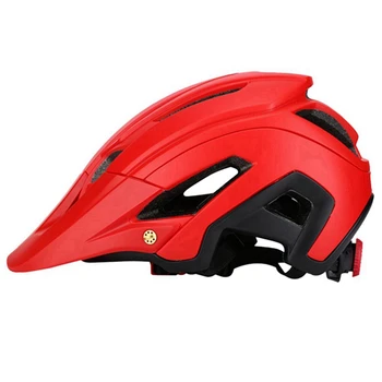 Мъжки велосипеден шлем за шоссейного планински велосипед Casco Мтб велосипеди каска червен Изображение
