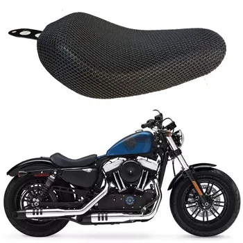 за Harley Sportster XL883, четиридесет и осми калъф за капак на задната седалка, 3D мрежест протектор, аксесоари за мотоциклети Xl 883 Изображение