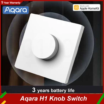 Ключ с дръжка Aqara H1 Smart switch безжичен ключ на светлината, с подкрепата на ZigBee wifi Apple Homekit App smart home Remote Control Изображение