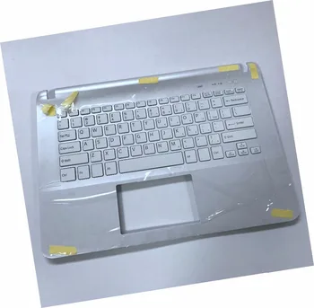 Новата американска бяла клавиатура за Sony SVF14214CL SVF14214CX SVF14215CB SVF14215CL SVF14215CX Акцент за ръце, без тъчпад без подсветка Изображение