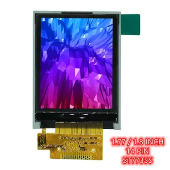 1,8-инчов 14-ПИНОВ 262K SPI TFT LCD, LCM екран ST7735S Drive IC 128 (RGB) * 160 Изображение