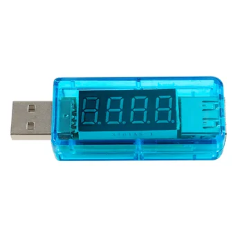 Цифров USB Мобилния Тестер Ток на Зареждане Напрежение Мини USB Зарядно Устройство за Д-р Волтметър Амперметър Изображение