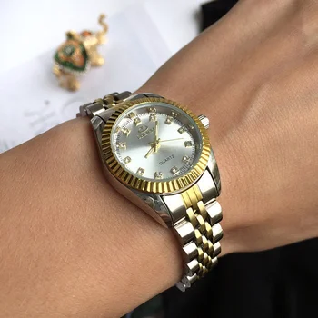 Часовници Chenxi Дамски модни ежедневните малки часовници с кристали, кварцов часовник, дамски часовници Horloge Relogio Feminino Hodinky Изображение