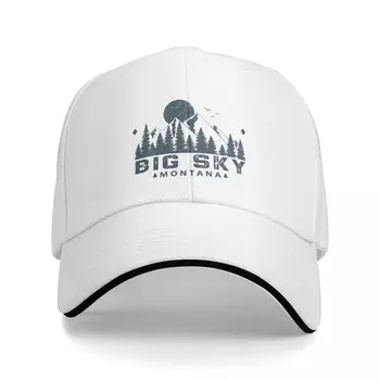 Бейзболна шапка Big Sky Montana Mountain View, мъжка шапка големи размери, дамски мъжки шапка Изображение